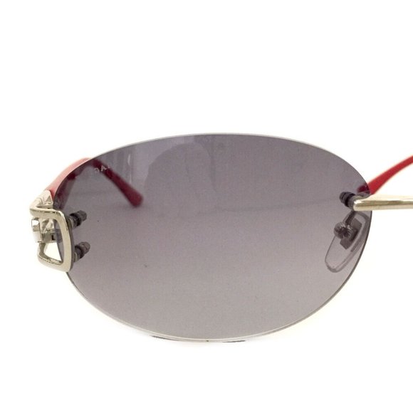 BVLGARI Plastic Red Sunglasses